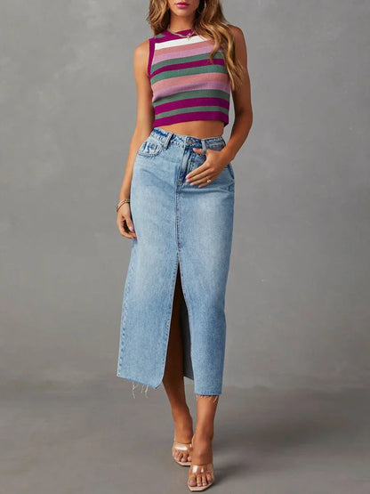 ROMHILD Denimrock mit Schlitz