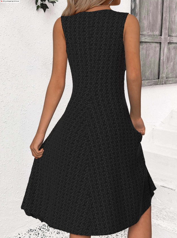 Sophie | Elegante schwarze Kleid