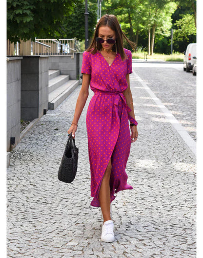 Suzanne | Elegante Kleid mit V-Ausschnitt