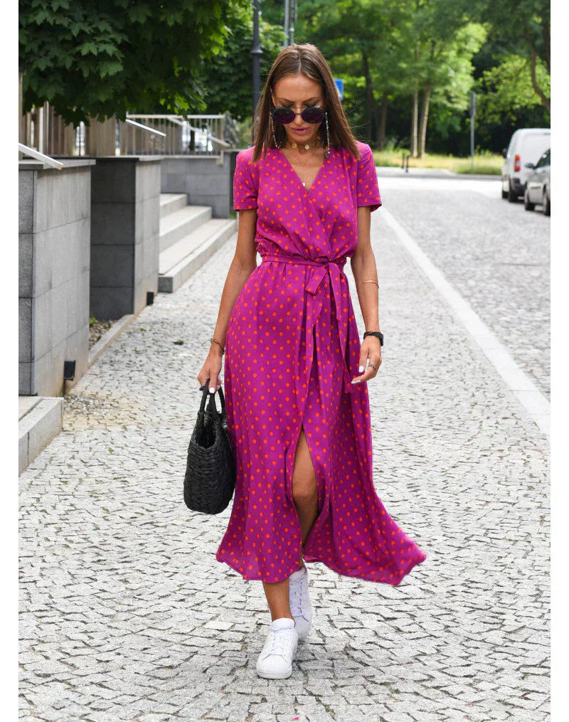Suzanne | Elegante Kleid mit V-Ausschnitt