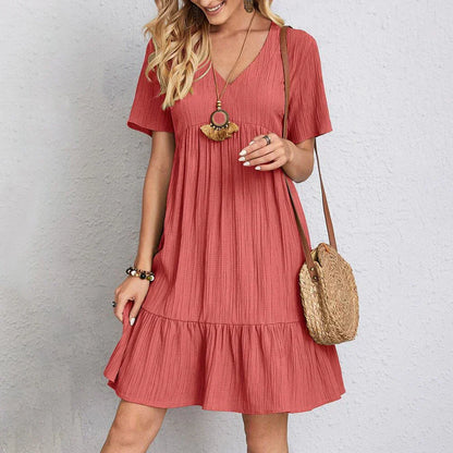Hadley - Boho-Chic Mini-Kleid mit Volant