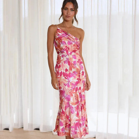 Eliza | Elegantes Ein-Schulter Kleid