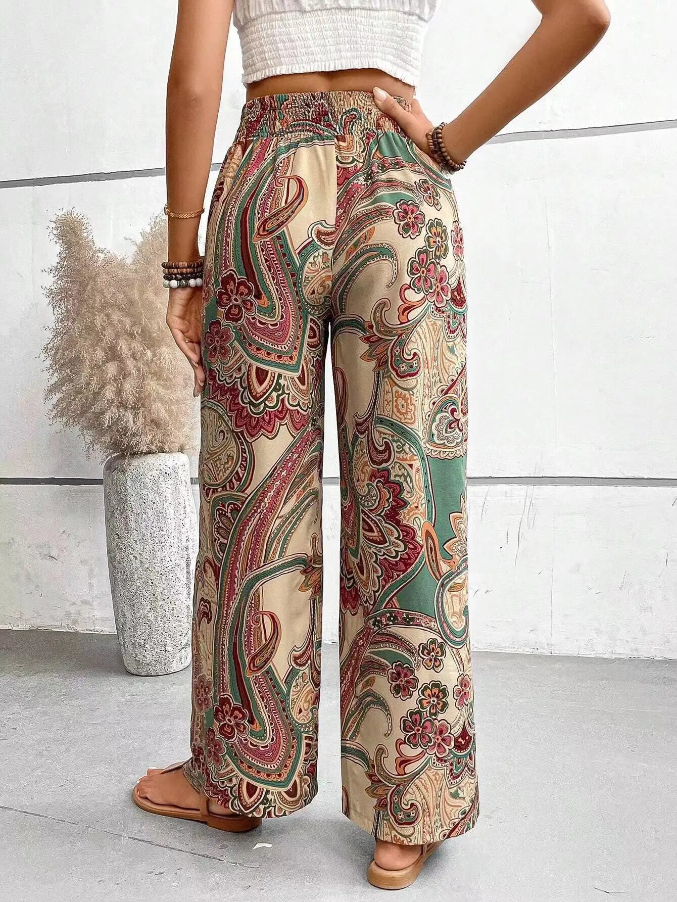 Analyn | Boho-Weitbein-Hose