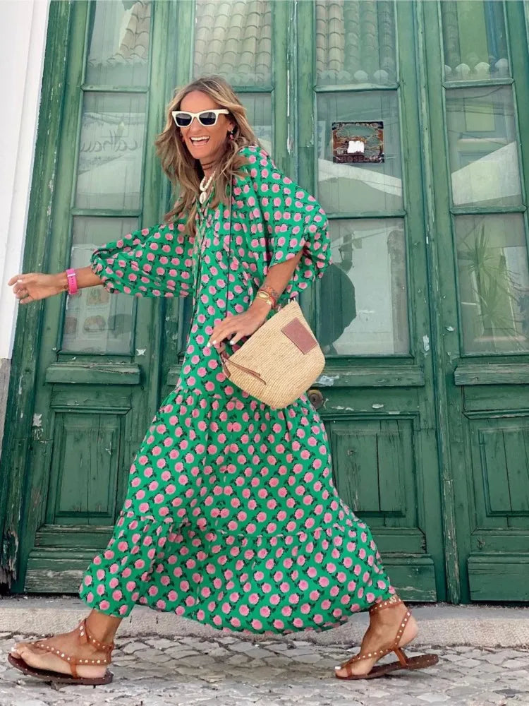 Avril | Maxi Boho Kleid