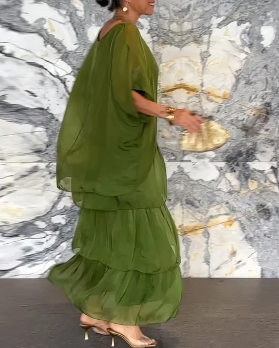 Caroline - Lockeres Rundhalskleid