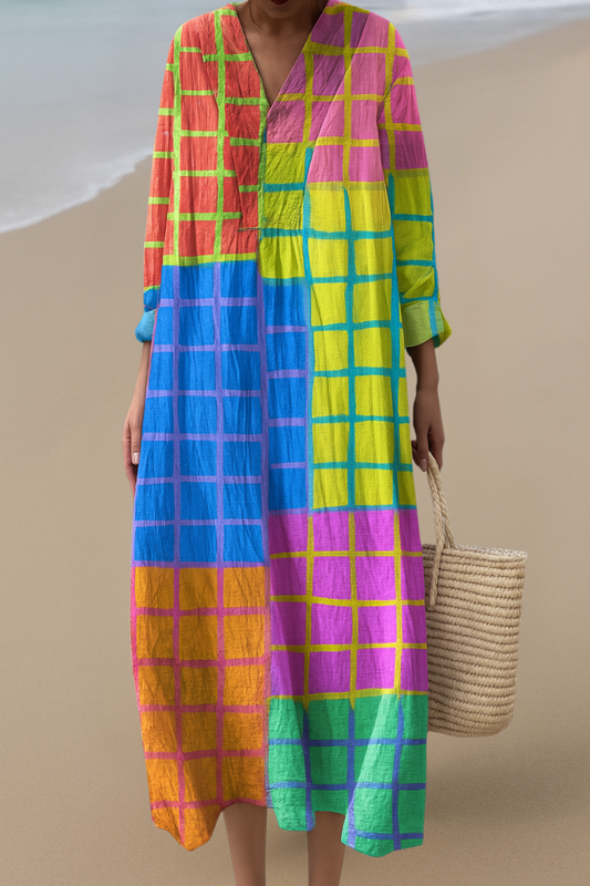 Andrea | Buntes Maxikleid
