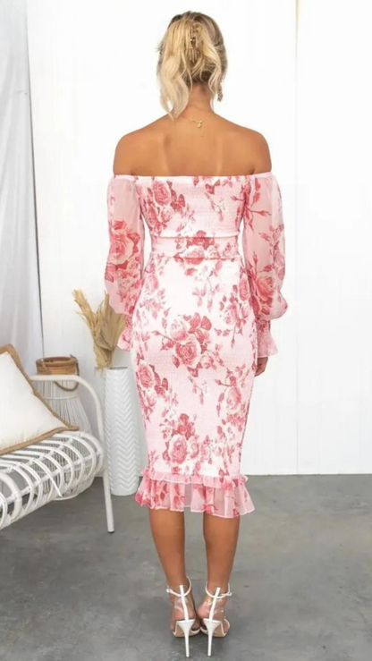 Dahlia | Elegantes Midi-Kleid