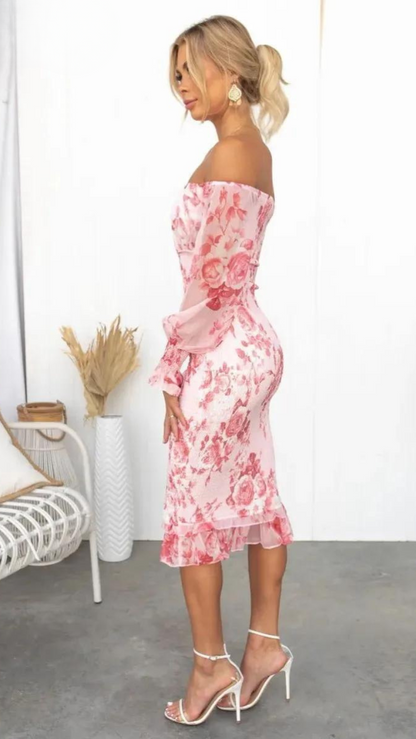 Dahlia | Elegantes Midi-Kleid
