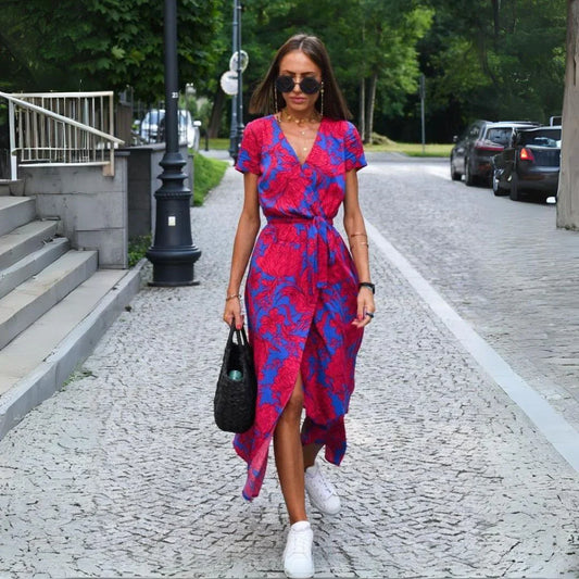Suzanne | Elegante Kleid mit V-Ausschnitt