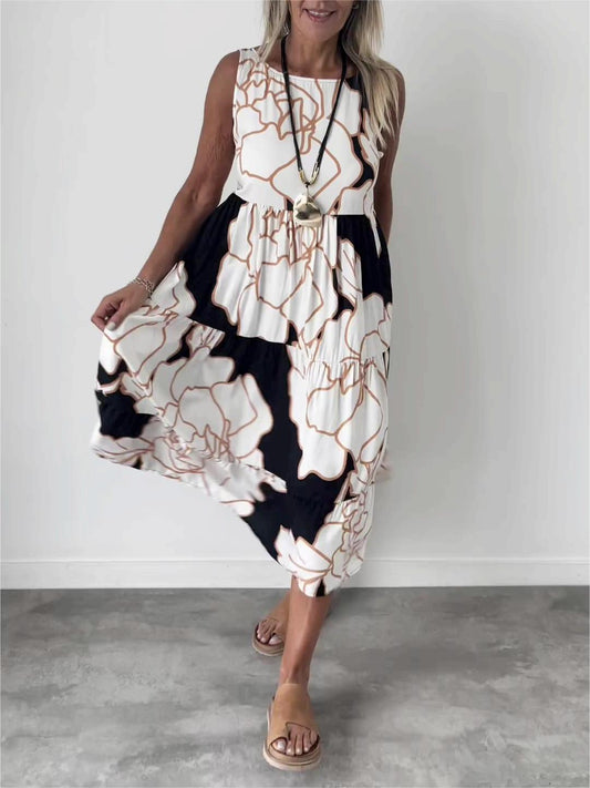 Gwendolyn | Elegantes ärmelloses Maxikleid