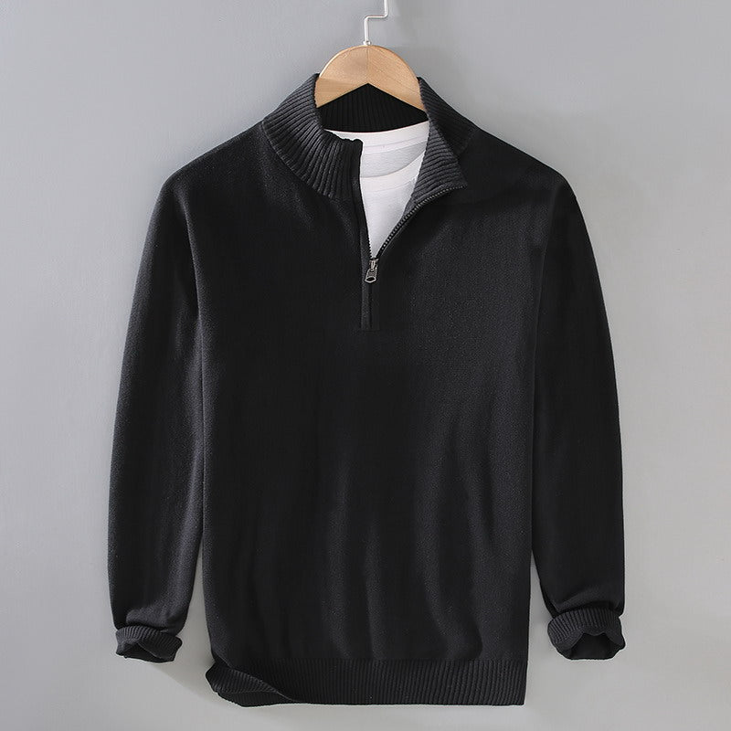 Tom™ | Pullover mit Halbem Reißverschluss