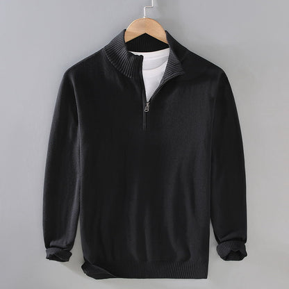 Tom™ | Pullover mit Halbem Reißverschluss