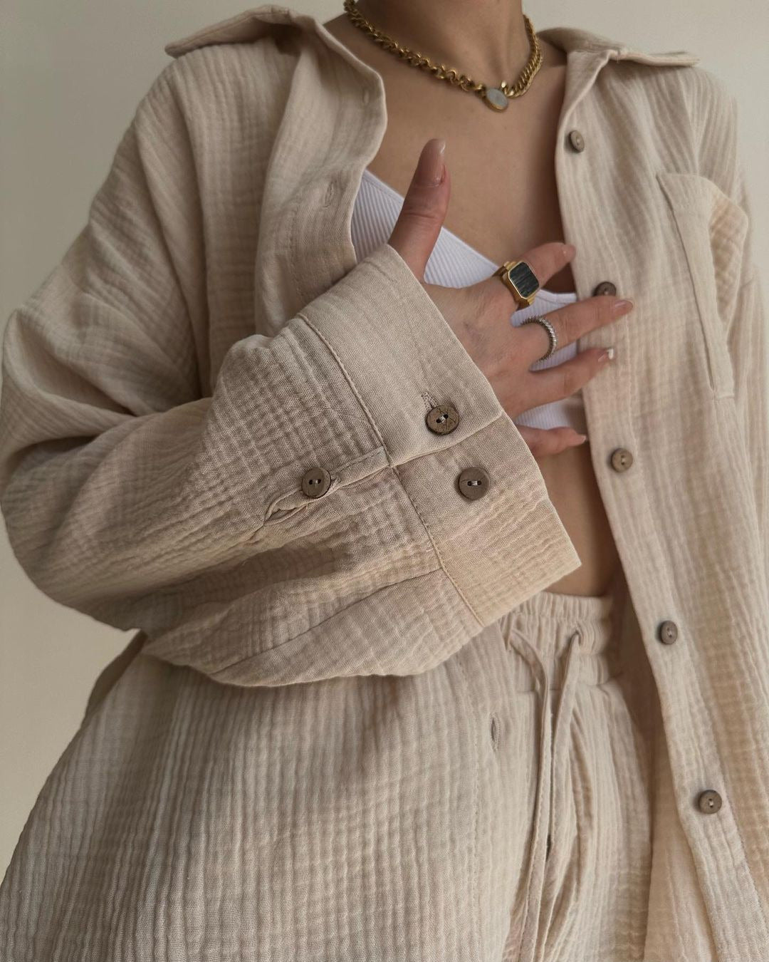 Brigette | Luftiges Zweiteiliges Set