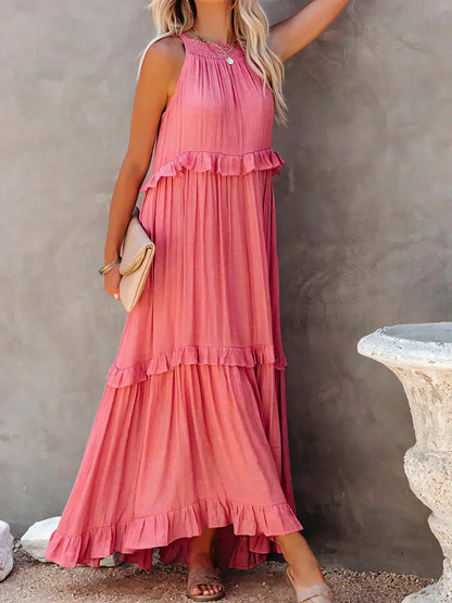Landry - Schickes ärmelloses Kleid mit Rüschendetails
