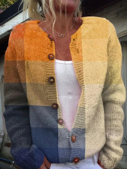 ALINA I MODISCHER GEBLÜMTER CARDIGAN