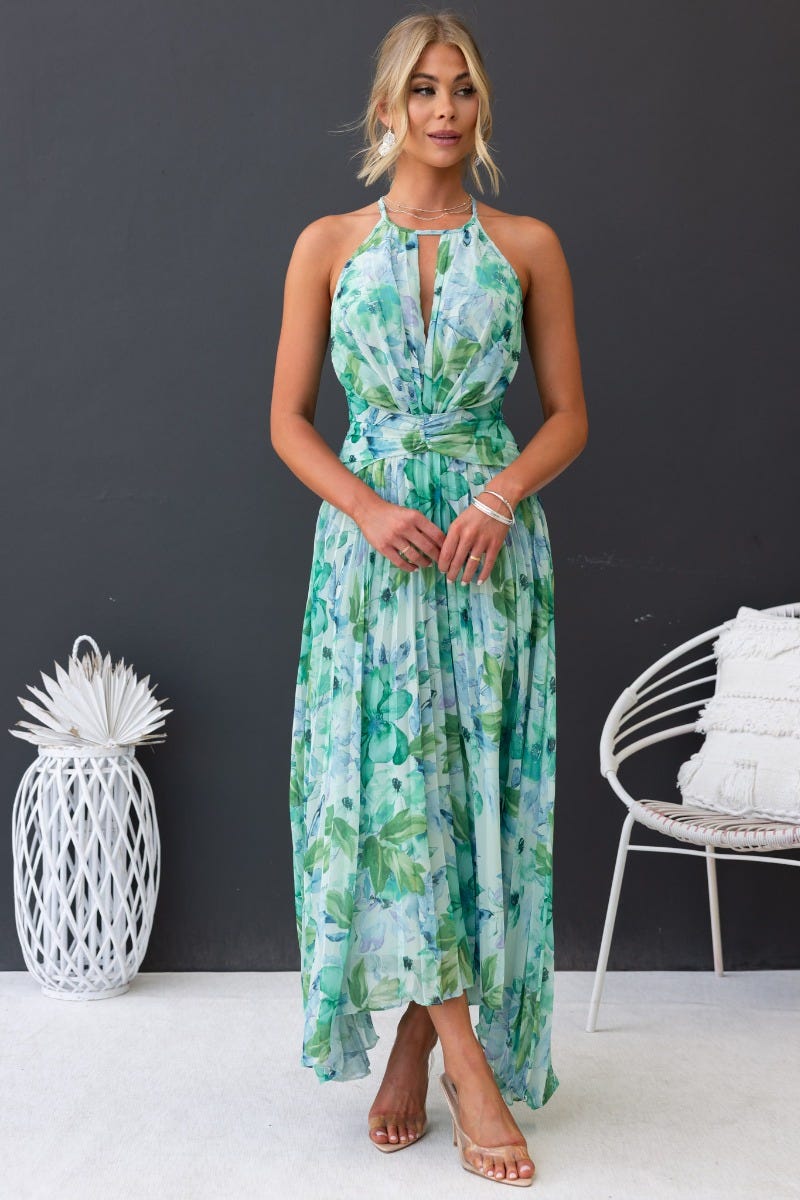 Mara | Elegantes Blumenkleid