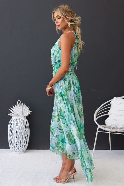 Mara | Elegantes Blumenkleid