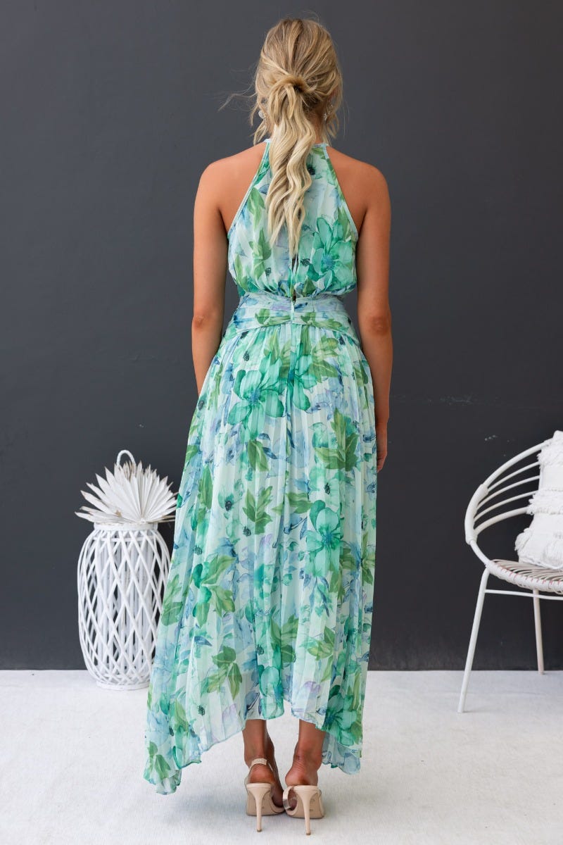Mara | Elegantes Blumenkleid