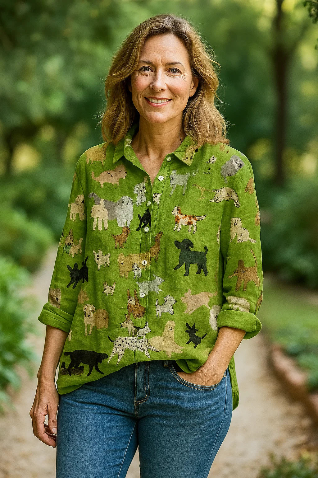 Sophie | Gemusterte Bluse