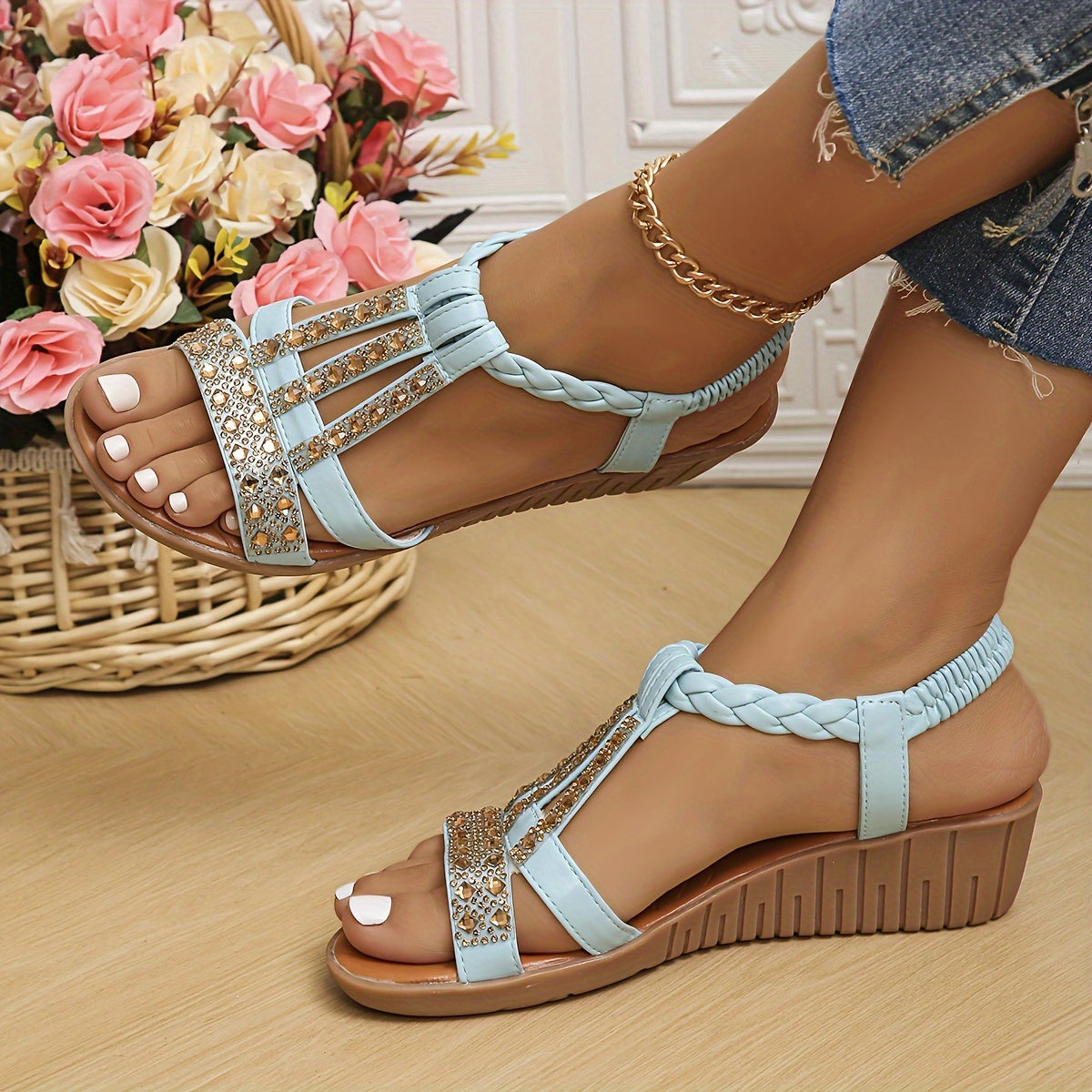 Trudi | Elegante Keilsandalen