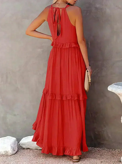 Landry - Schickes ärmelloses Kleid mit Rüschendetails