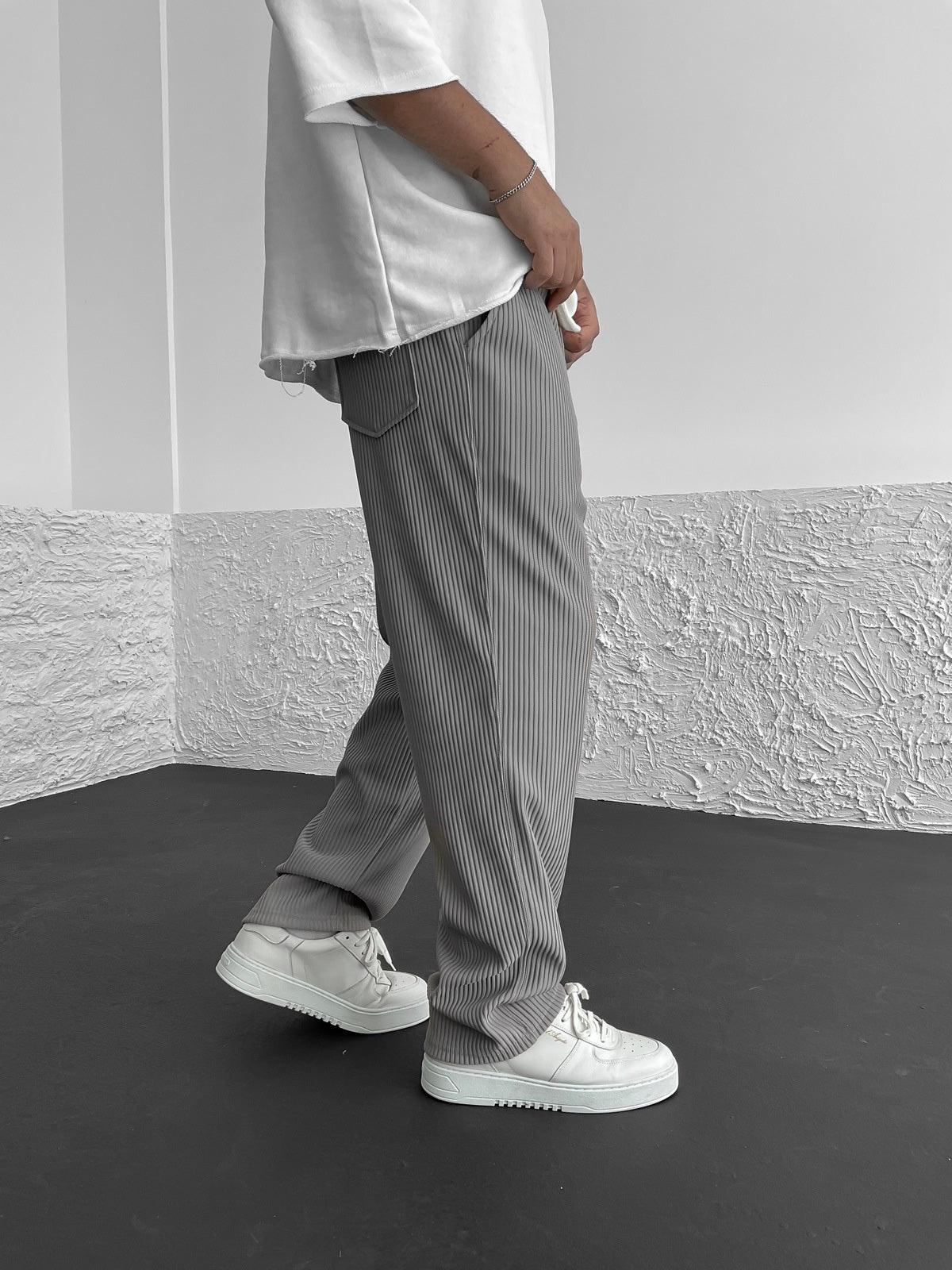 Matteo™ | Gerippte Hose mit Flexibler Eleganz