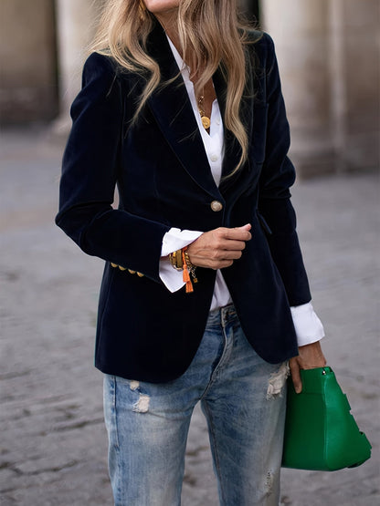 Clara™ | Retro-Blazer mit einem Knopf