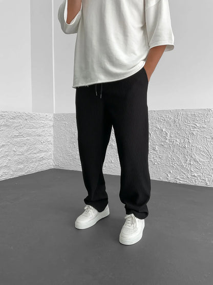 Matteo™ | Gerippte Hose mit Flexibler Eleganz