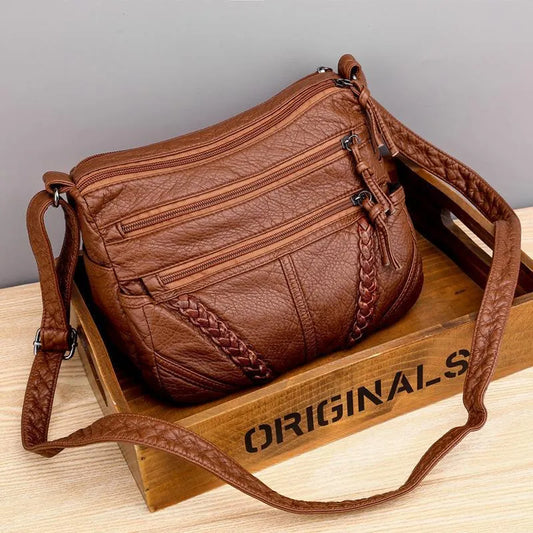 Lea™ - Elegante weiche Ledertasche