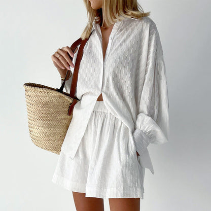 Maud | Schickes Shirt- und Shorts-Set