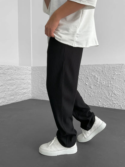 Matteo™ | Gerippte Hose mit Flexibler Eleganz