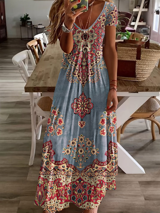 Maya – Vintage Blumenkleid