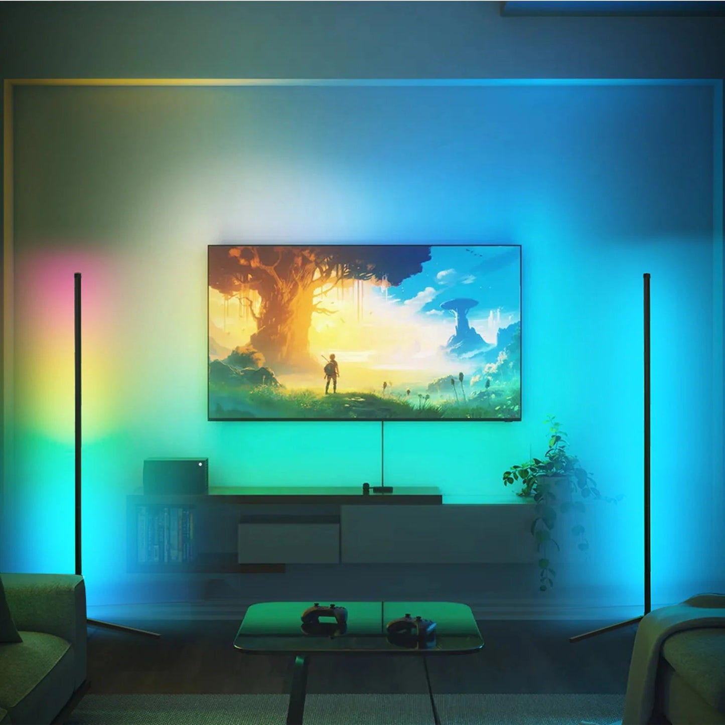 Intelligente LED-Ambient-Eckbeleuchtung