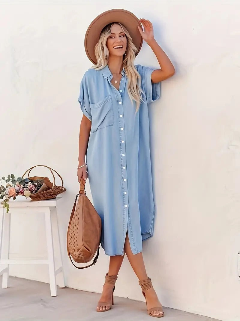Béatrice | Elegante Bluse mit Taschen