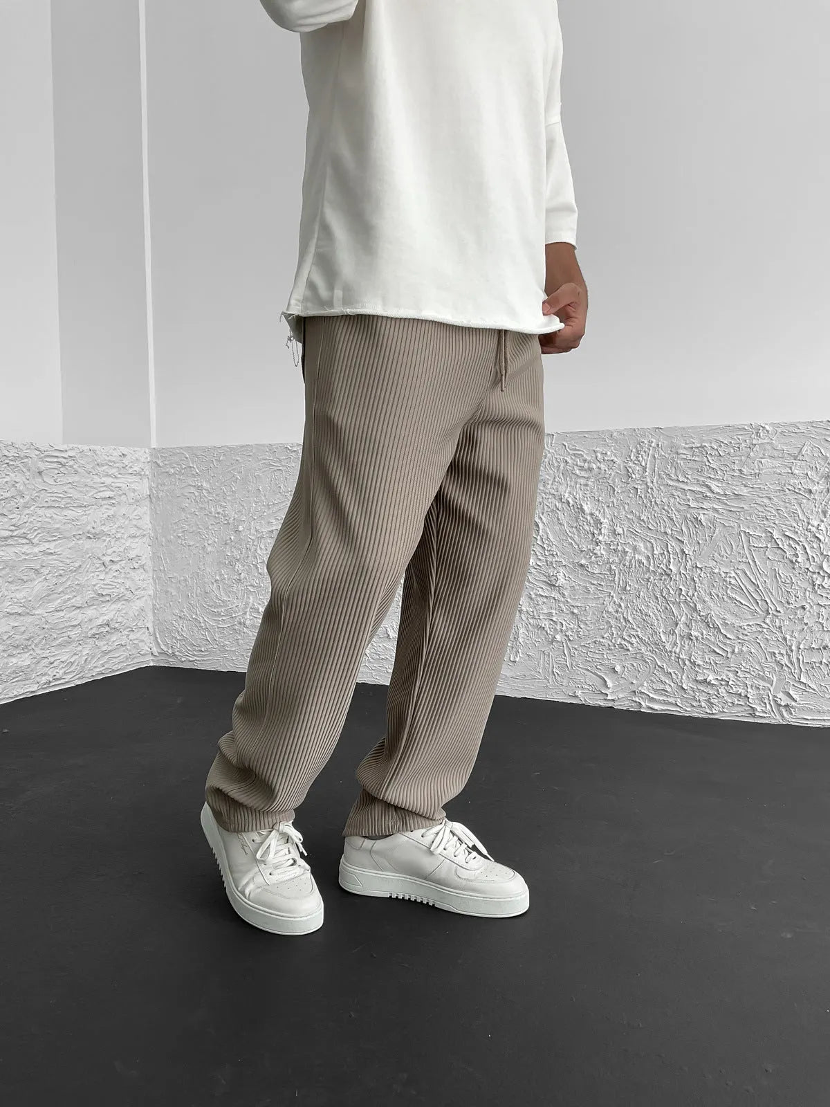 Matteo™ | Gerippte Hose mit Flexibler Eleganz