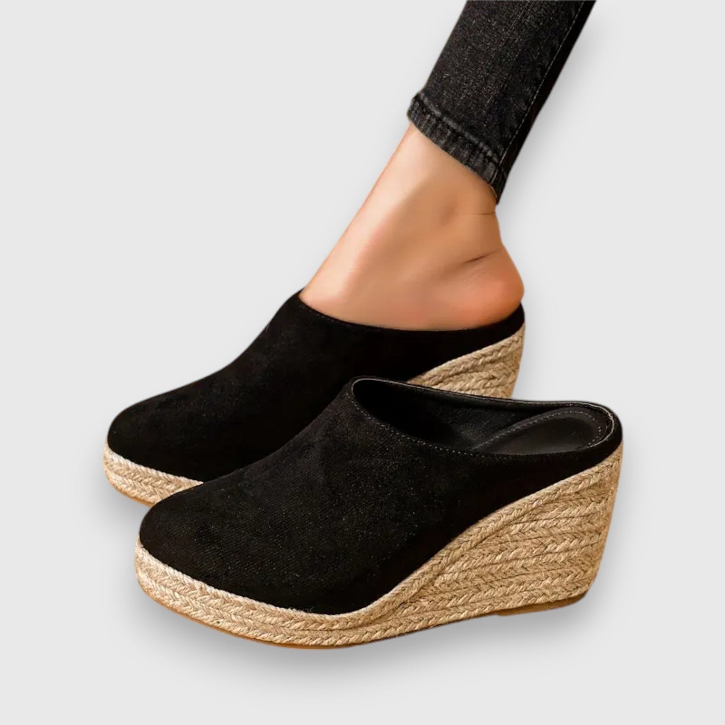 Sienna | Espadrille Keilabsatzsandalen