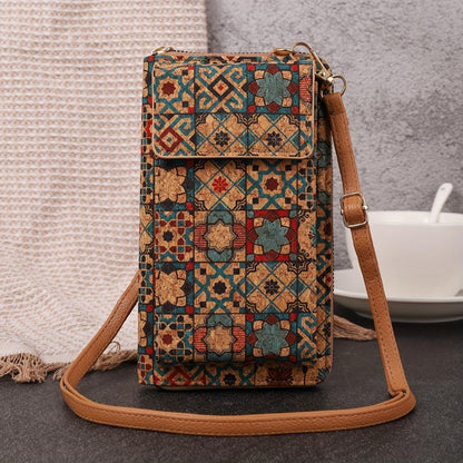 Lilla | Boho Blumen Umhängetasche