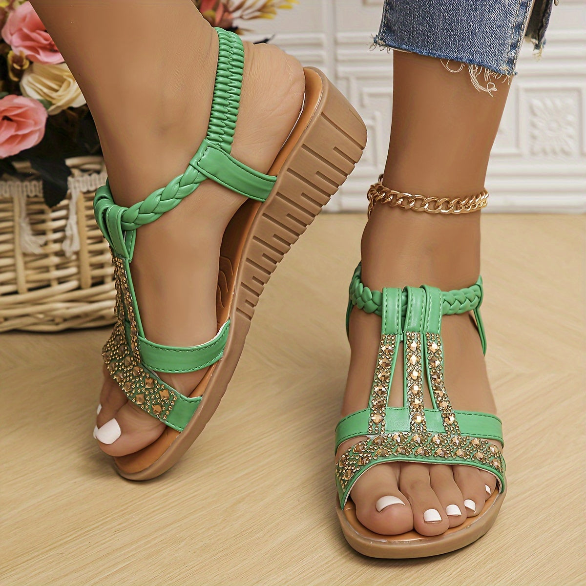 Trudi | Elegante Keilsandalen