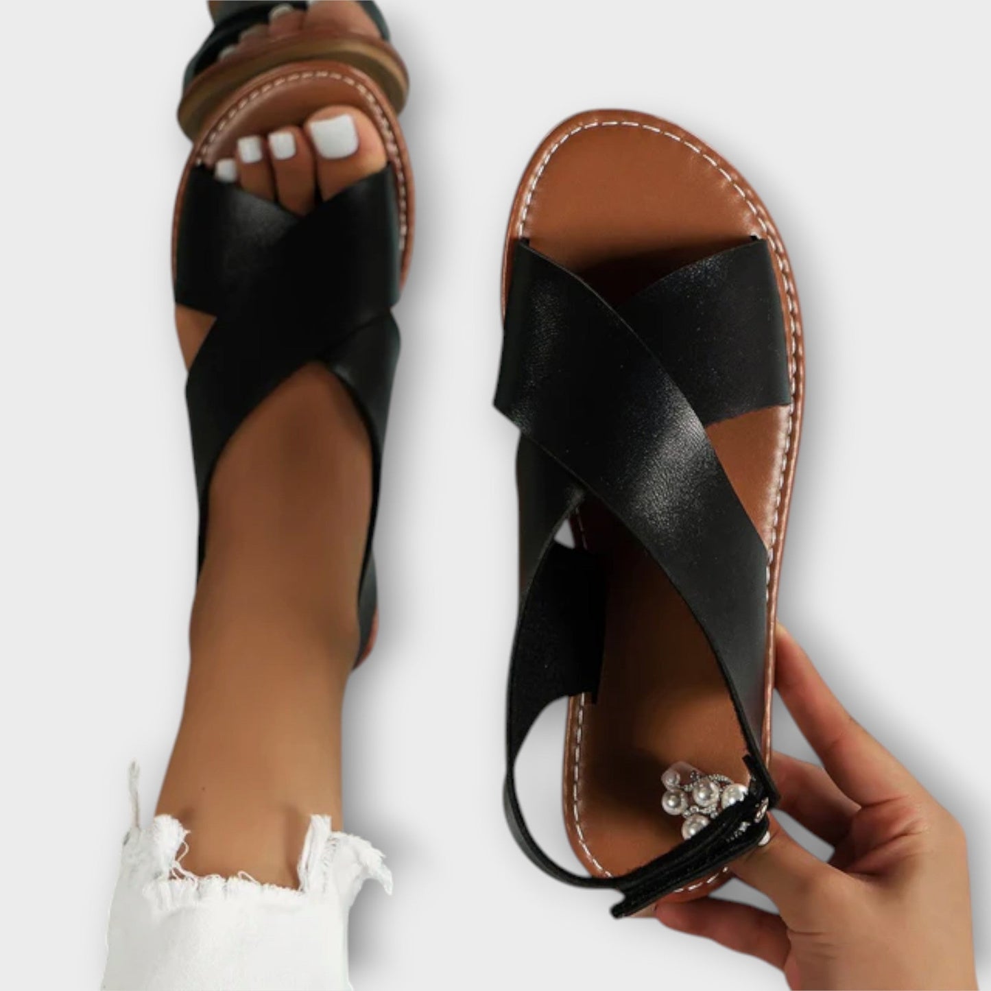Savannah | Damen Sandalen mit Schnalle