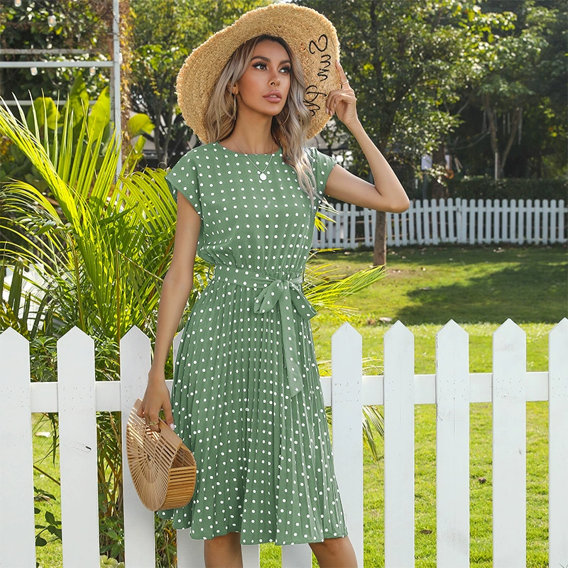 Shania | Elegantes gepunktetes Kleid