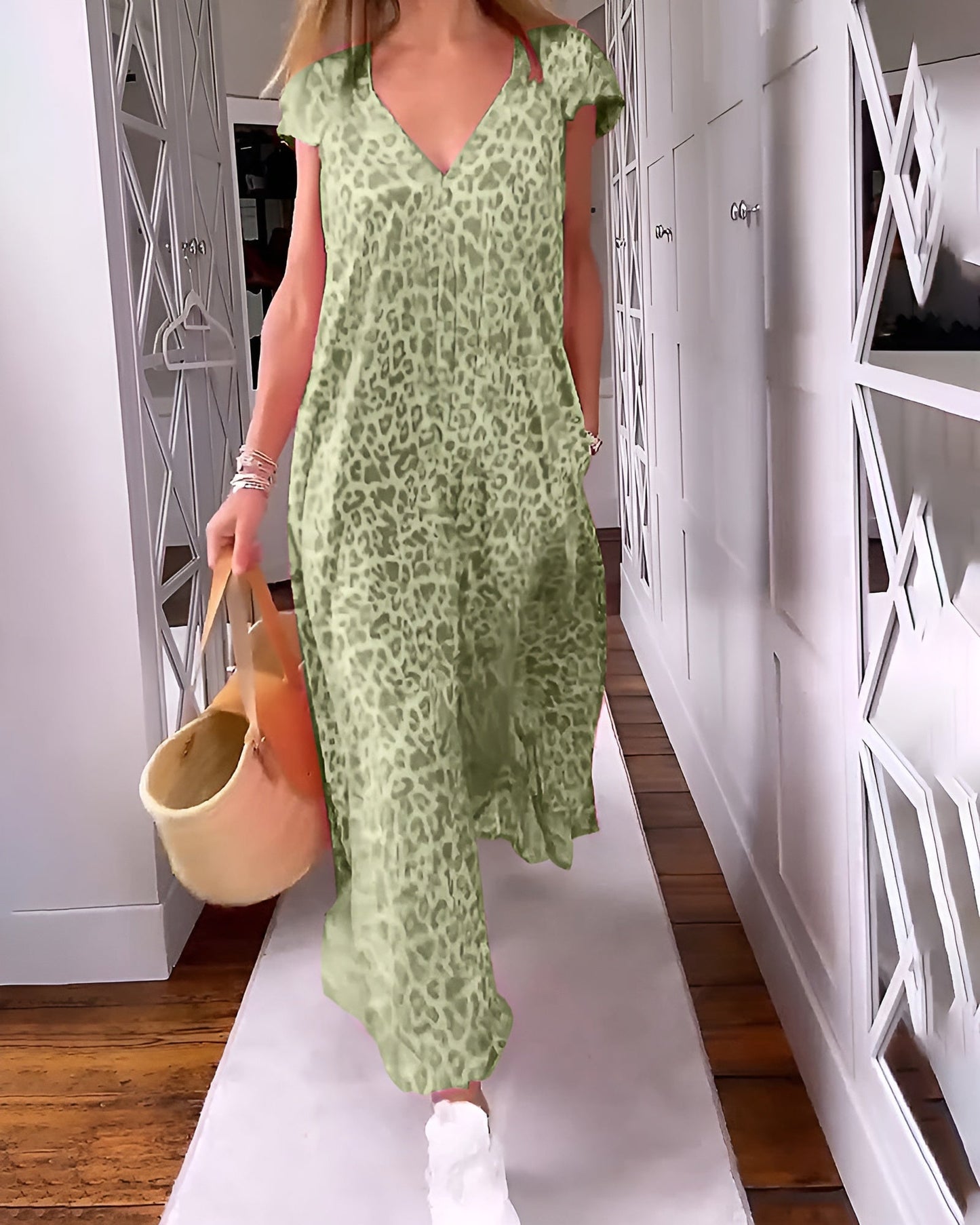 Verena | Elegantes Leopardenkleid
