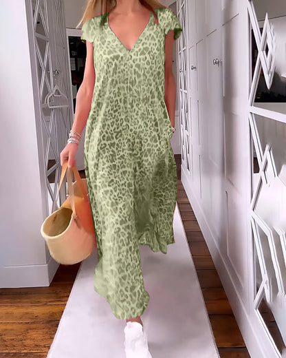 Verena | Elegantes Leopardenkleid