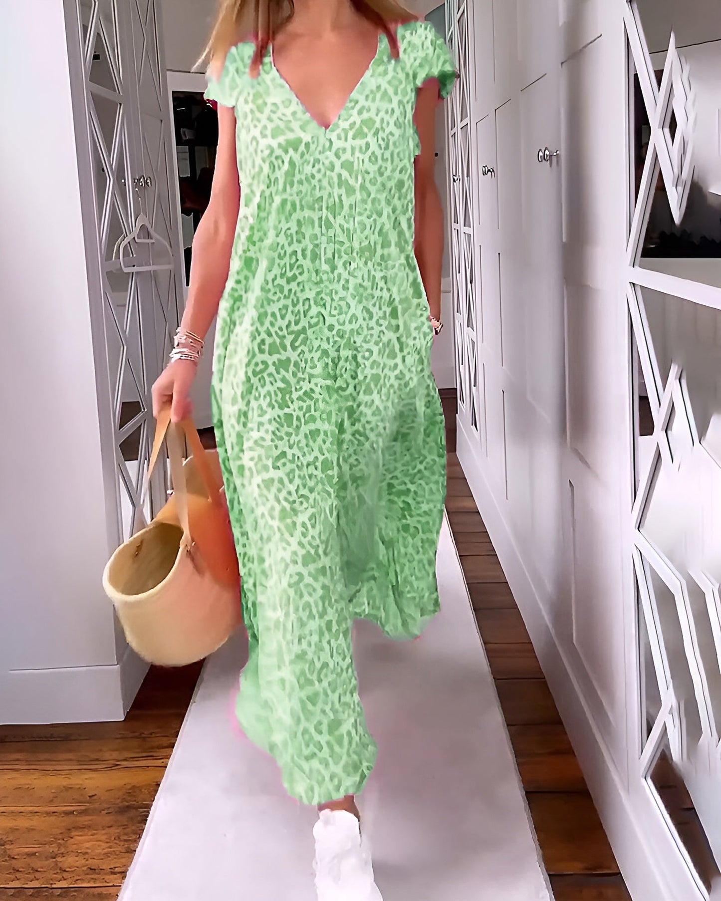 Verena | Elegantes Leopardenkleid