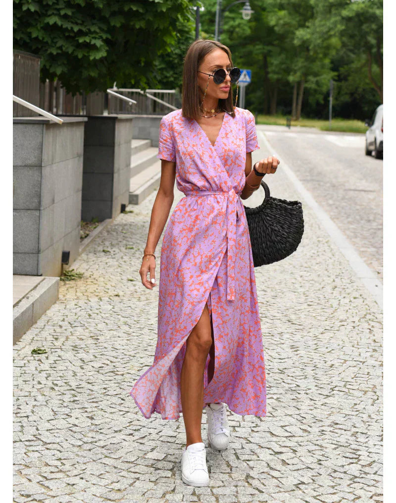 Suzanne | Elegante Kleid mit V-Ausschnitt