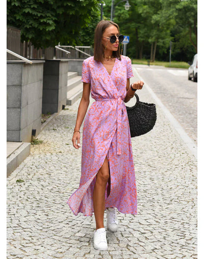 Suzanne | Elegante Kleid mit V-Ausschnitt