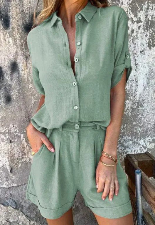 Auriana | Luxe Breeze Leinen Set