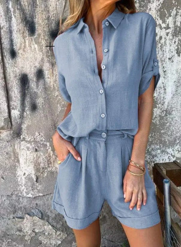 Auriana | Luxe Breeze Leinen Set