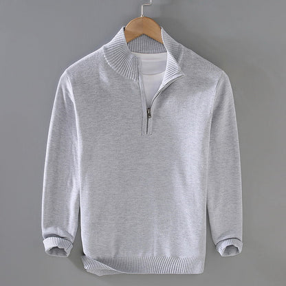 Tom™ | Pullover mit Halbem Reißverschluss