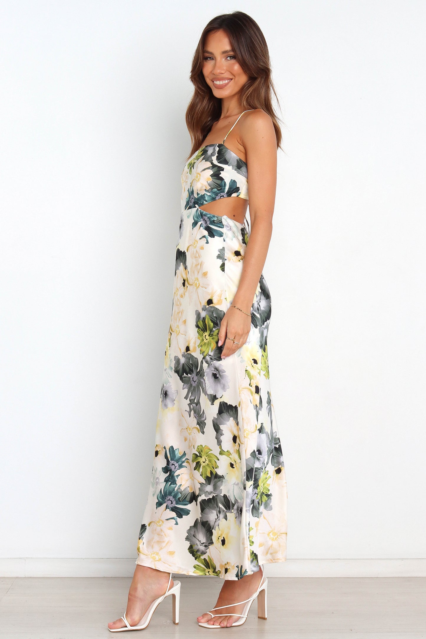 Jayne | Elegantes Maxikleid mit Blumenmuster
