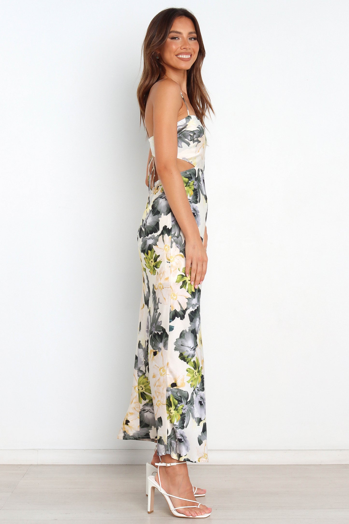 Jayne | Elegantes Maxikleid mit Blumenmuster